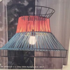 Large! IKEA “Solvinden” woven string light fixture